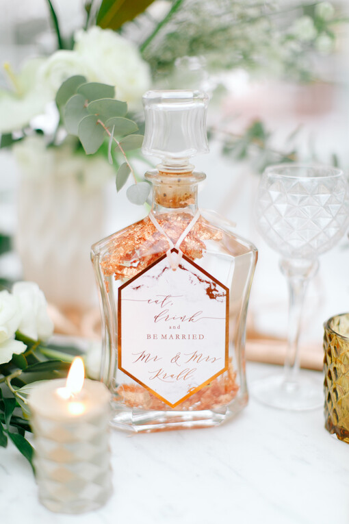  glamour zawieszki na alkohole weselne, glamour z waszą treścią