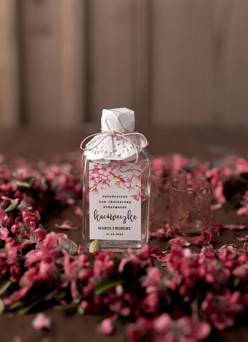  glamour zawieszka etykieta na alkohole weselne, złote śmieszne teksty