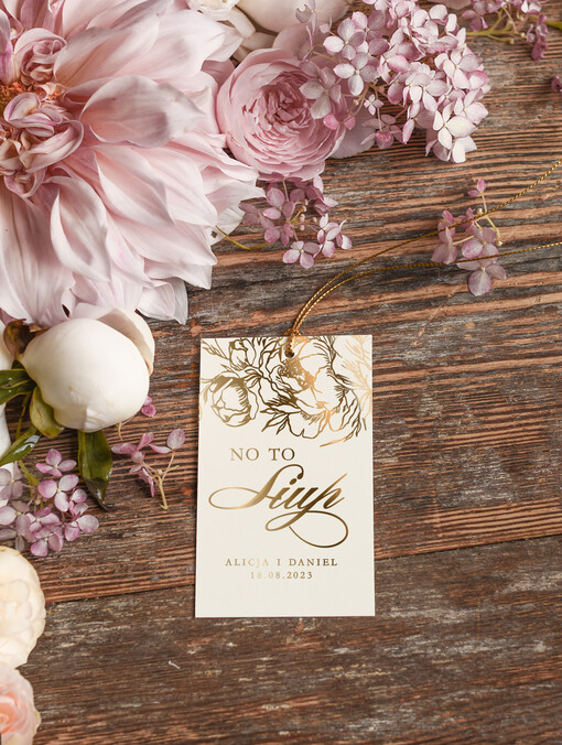  glamour etykiety na butelki weselne, złote z dowolną treścią, ozdobna zawieszka na wódkę weselną, etykieta na alkohol, złote zawieszki na alkohol