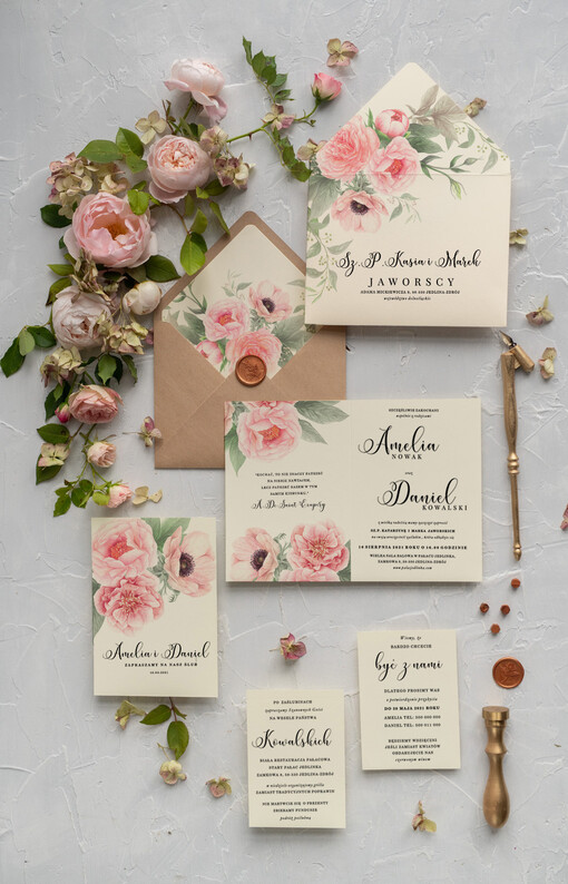  Rustykalne i Natura zaproszenia na ślub w stylu rustykalnym zaproszenia na ślub boho