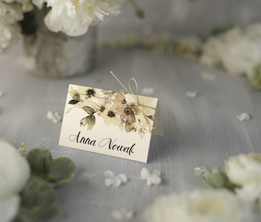  rustykalne ślubne wizytówki winietki na stół weselny rustykalne winietki na ślub 