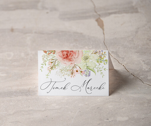  rustykalne ślubne winietki na stół weselny, rustykalne