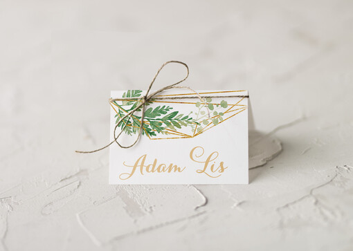  rustykalne ślubne winietki wizytówki dla gości weselnych, w stylu rustykalnym