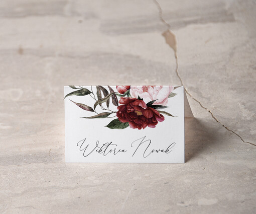  rustykalne karteczki ślubne winietki weselne, rustykalne