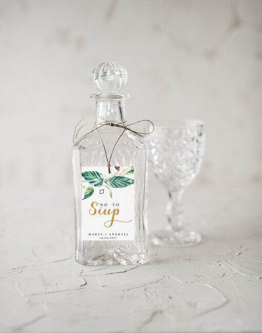  rustykalne etykieta na wódkę zawieszka na alkohol weselny, rustykalne z waszą treścią