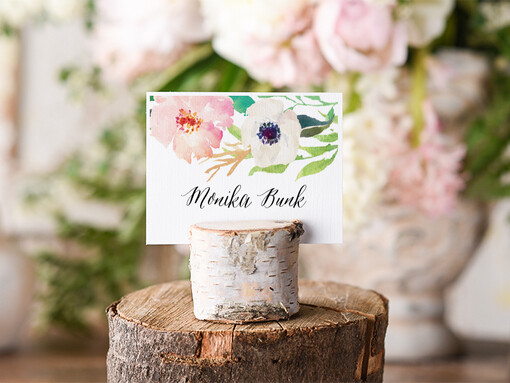  Boho/etno/pióra usadzenie gości na weselu winietki