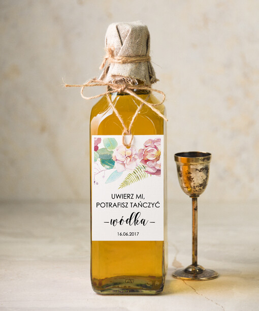  boho/etno/pióra zawieszki na nalewki weselne, boho dowolna tresc