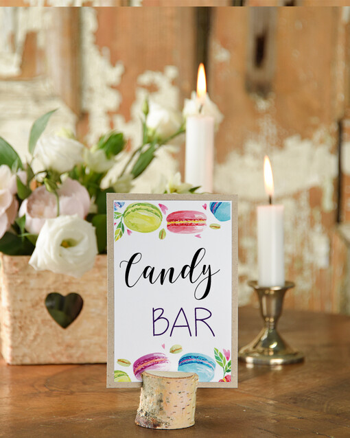  Rustykalne numerek stojak na stół weselny, rustykalne inspirowane naturą