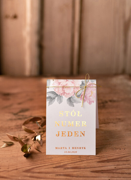  Glamour numerki na stoliki ślubne, złote złocone eleganckie i klasyczne