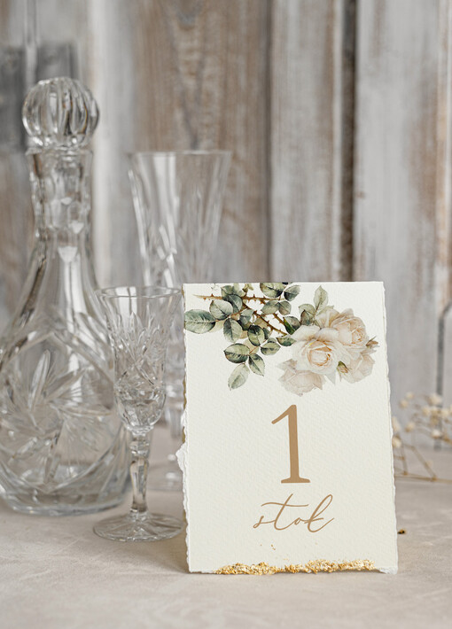  Glamour Złocone szarpane brzegi Numery na stoły weselne, numerki na stół stoły weselne, zlocone klasyczna elegancja,tabliczka z numerem stołu weselnego, złoto klasyczna elegancja w stylu glamour