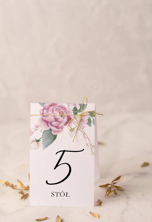  Glamour usadzenie gości numery na stół weselny, zlocone klasyczna elegancja