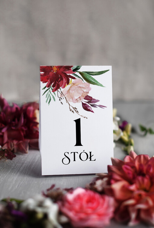  Glamour numery na stoły weselne, styl glamour zlocone i błyszczące