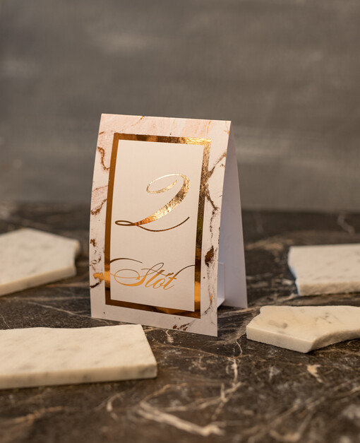  Glamour numerek na stół weselny, złote klasyczne i eleganckie