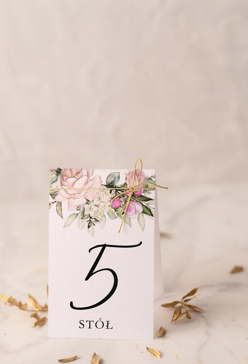  Glamour numery na stół gości weselnych, styl glamour zlocone i błyszczące