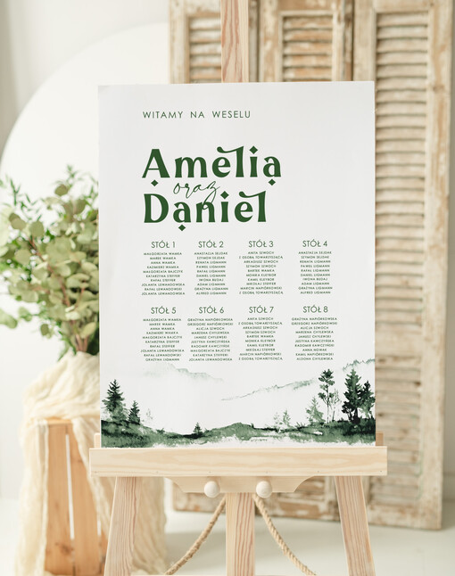  Plakaty Rustykalne plan usadzenia gości, tablica z planem stołów na wesele, plan stołów weselnych rustykalny plan usadzenia gości na weselu, powitanie na weselu 