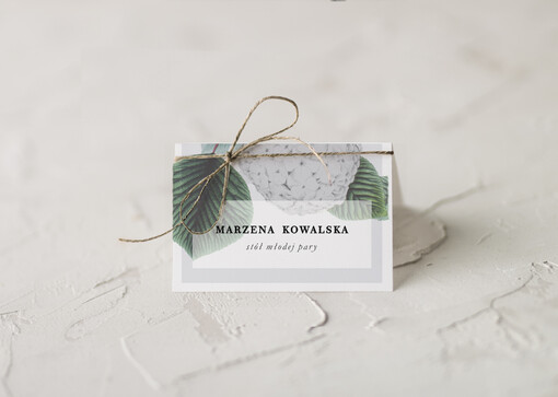  botaniczne podróżnicze  winietki ślubne wizytówki na stół weselny, rustykalne