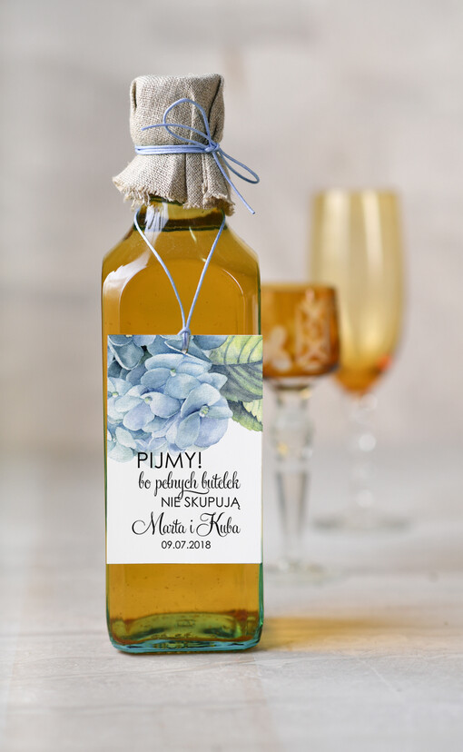  botaniczne podróżnicze  etykiety na butelki weselne, botaniczne tekst dowolny