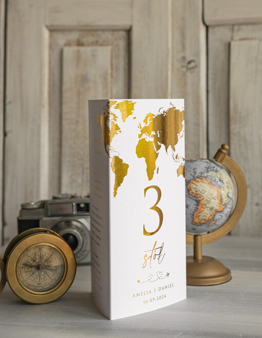  botaniczne podróżnicze  menu ślubne z planem posiłków, numer stołu i menu w jednym, karta drinków na weselu, menu weselne z mapą świata, ozdoba na stoły weselne 