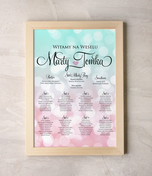  Plakaty botaniczne podróżnicze plan stołów  weselnych usadzenie gości na weselu, dopasuj rozmiar do swojego wesela rustykalne