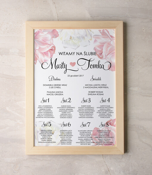  Plakaty botaniczne podróżnicze plansza weselna plan stołów weselnych, rustykalne wybierz swoj rozmiar