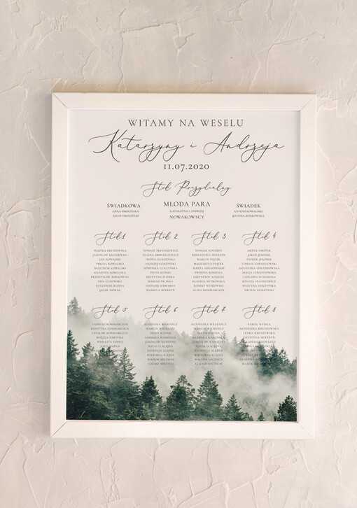  Plakaty botaniczne podróżnicze tablica z planem stołów na wesele plan stołów weselnych, rustykalne w ekologicznym stylu