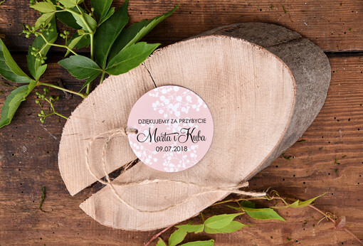  Zawieszki bileciki do prezentów upominki ślubne od pary młodej dla gości weselnych, zawieszki do własnego pomysłu prezentów