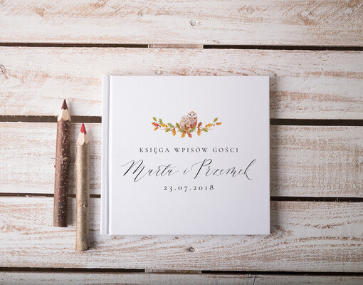  botaniczne ksiega gosci do wklejania zdjec i wpisy gosci, rustykalna ty decydujesz o kazdym szczegole