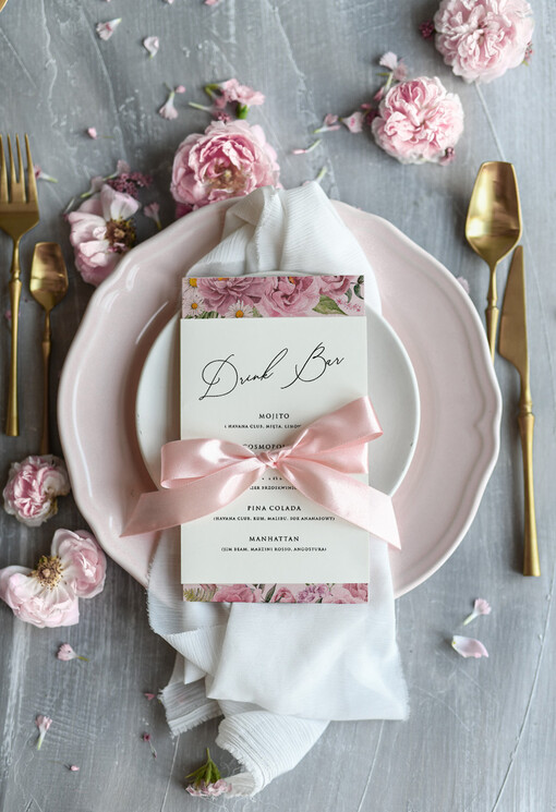  rustykalne menu weselne plan podawania posiłków na weselu, rustykalne dowolna treść