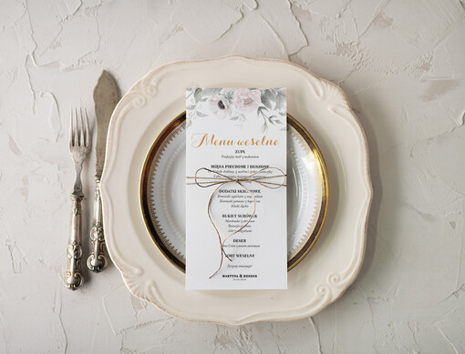  rustykalne menu weselne na stoły karta dań weselnych, rustykalne ekologiczne wasza tresc