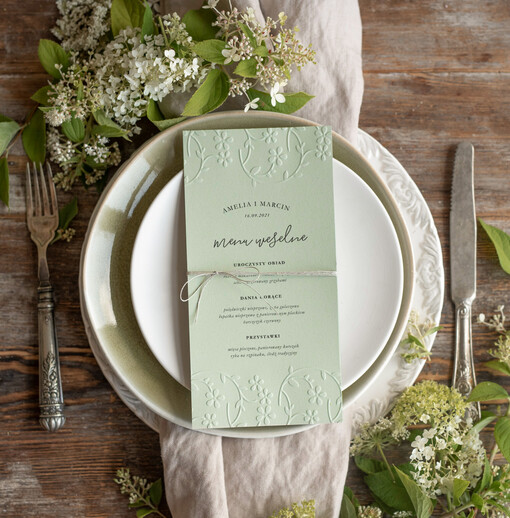  rustykalne menu weselne na stoły karta dań weselnych, rustykalne wasza treść