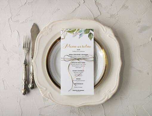  rustykalne weselne menu karta dań weselnych, rustykalne eko dowolona tresc