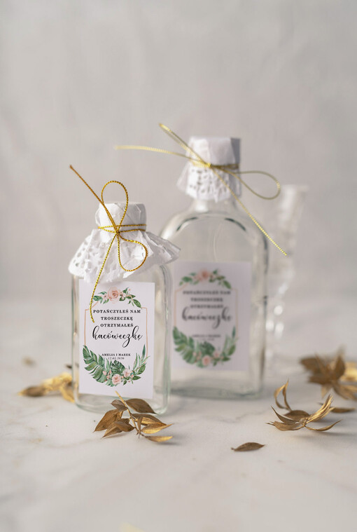  Butelki podarunki dla gości weselnych, piersówki na własny trunek