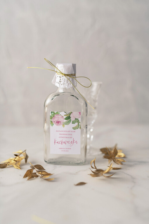  Butelki ślubne upominki dla gości weselnych, flaszeczki buteleczki  na podziękowanie