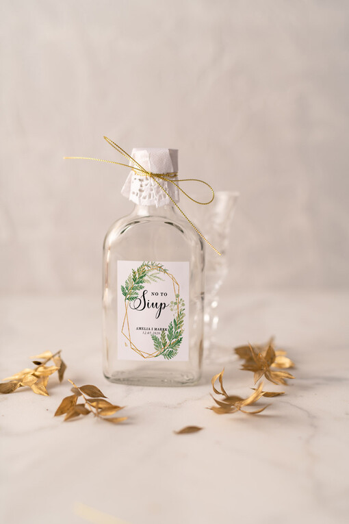  Butelki podziękowania podarunki dla gości weselnych, setki piersiowki buteleczki