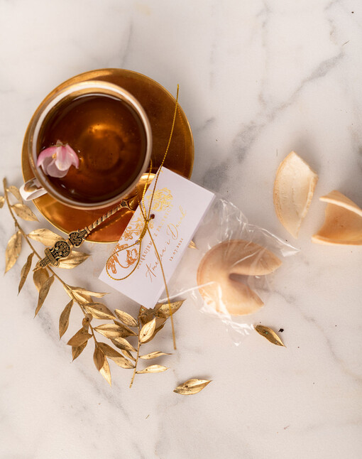  Ciasteczka z wróżbą unikatowe podziękowania dla gości, chińskie ciasteczko