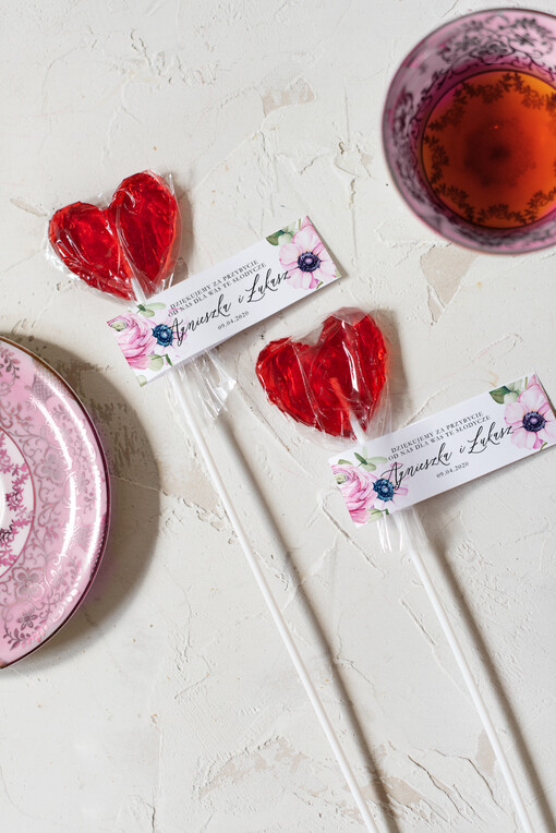  Lizaki upominki ślubne od pary młodej dla gości weselnych niepowtarzalny upominek   