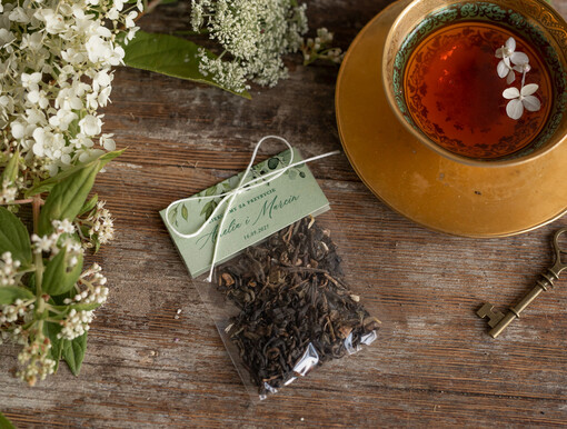  Saszetki oryginalne prezenty dla gości weselnych  torebeczka z kawą lub herbatką    