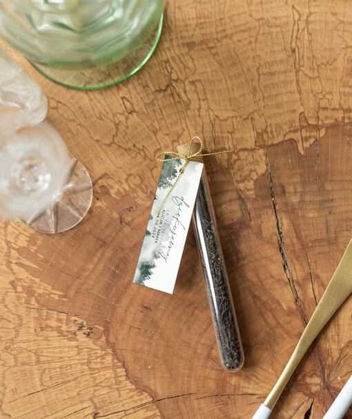  Fiolki podziekowania dla gosci weselnych, pomysłowe podziękowania dla gości kawa, fiolka z herbata lub kawa