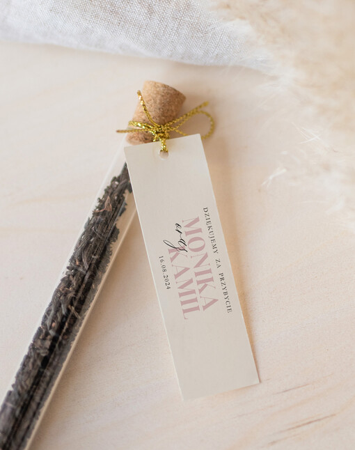  Fiolki prezenty dla gości weselnych, piękne podziękowania dla gości weselnych, ręcznie zdobione fiolki z herbatą, fiolki na herbatę, podziękowania dla gości herbata 