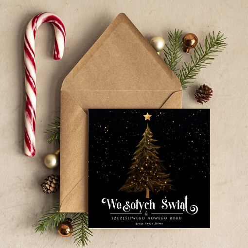  Retro/nowoczesne biznesowe kartki świąteczne z Twoim logo, świąteczne kartki dla firm z logo, kartki świąteczne dla pracowników 