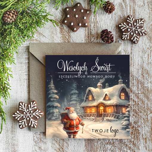  Retro/nowoczesne kartki dla firm z logo kartki świąteczne z Twoim logo, świąteczne kartki dla firm z logo, kartki świąteczne dla pracowników karnety bożonarodzeniowe