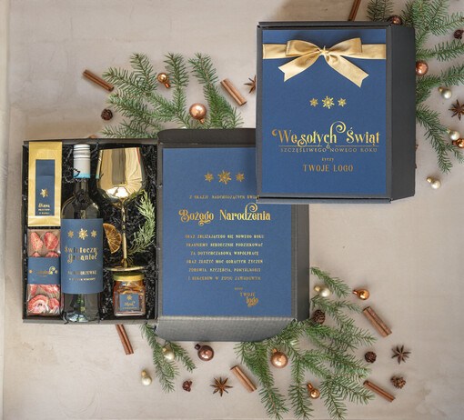  zestawy na rozgrzewkę Prezenty Świąteczne Dla Klientów Biznesowych, Elegancki Prezent  Od Firm Z Logo, Firmowe Boxy Świąteczne