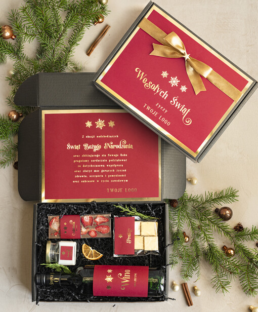  słodkie zestawy  kosze prezentowe dla firm, prezenty biznesowe  z kawą i herbatą, upominki na święta dla pracowników i kontrahentów, personalizowane prezenty firmowe, zestawy świąteczne z logo