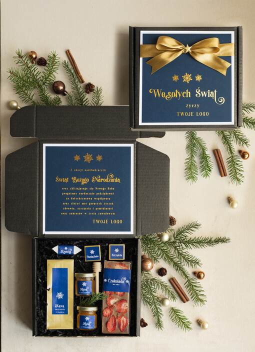  kawa  herbata miód Prezenty na Boże Narodzenie dla pracowników, prezenty biznesowe dla firm z kawą i herbatą, upominki na święta dla pracowników, świąteczne gadżety dla pracowników i kontrahentów