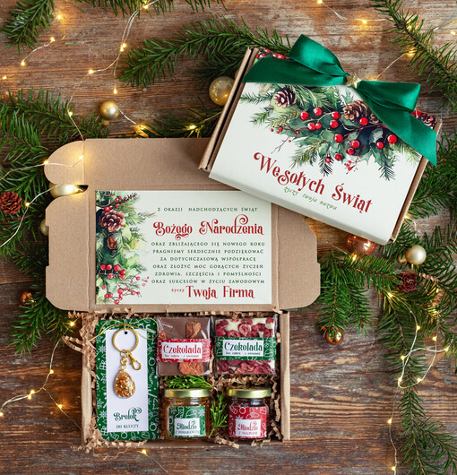  kawa  herbata miód Prezenty świąteczne dla pracowników, prezenty biznesowe dla firm czekoladki, upominki na święta dla pracowników, prezent na święta breloczek do kluczy 