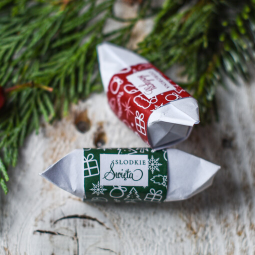  drobne prezenty dla firm Drobne Prezenty Firmowe Prezenty firmowe na święta dodatki do upominków świąteczne krówki 10 szt  