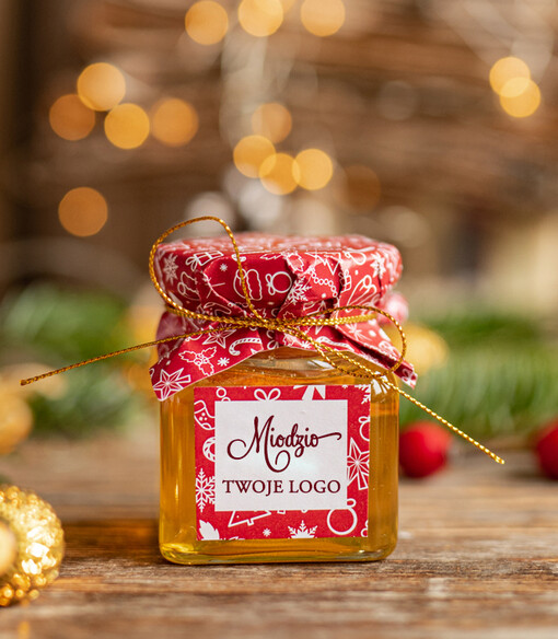 drobne prezenty dla firm Miodek świąteczne Drobne Prezenty dla Firm, Małe Upomniki Biznesowe Miód , gadżety świąteczne Miodek 