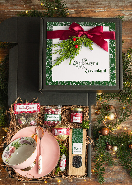  zestawy z kubkiem i filiżanką praktyczny świąteczny dla niej pod choinkę, ciekawy prezenty dla mamy na swieta, box filiżanka i zestaw do kawy herbaty dla dziewczyny, bozonarodzeniowy prezent dla mamy
