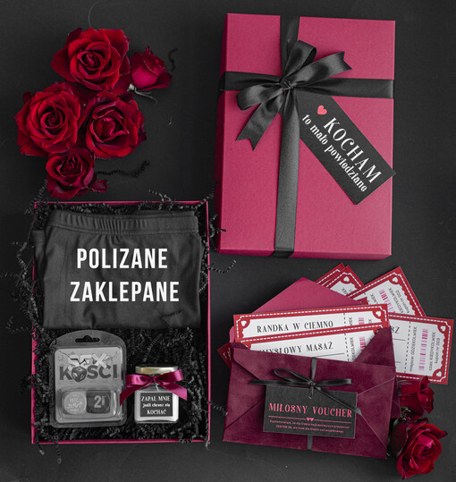 prezent na Walentynki dla Niego Prezent z okazji Walentynek, Zestaw Prezentowy Walentynkowy dla męża, box Walentynkowy dla niego, pudełko prezentowe na Walentynki dla chłopaka