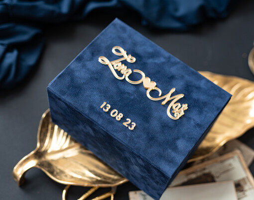  pudełko na zdjęcia welurowe pudełko na zdjęcia ślubne, pamiątka ślubu, pudełko od fotografa dla pary młodej, pamiątkowe pudełko na zdjecia slubne